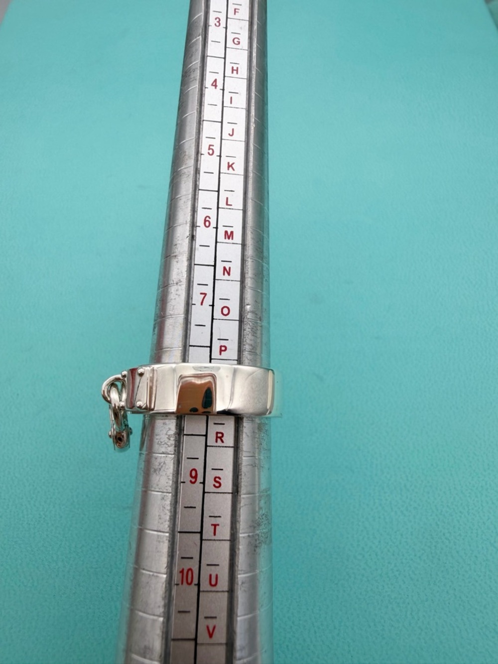 Tiffany & Co size 8.25 Return to Love rtt lock dangle ring - Picture 12 of 12
